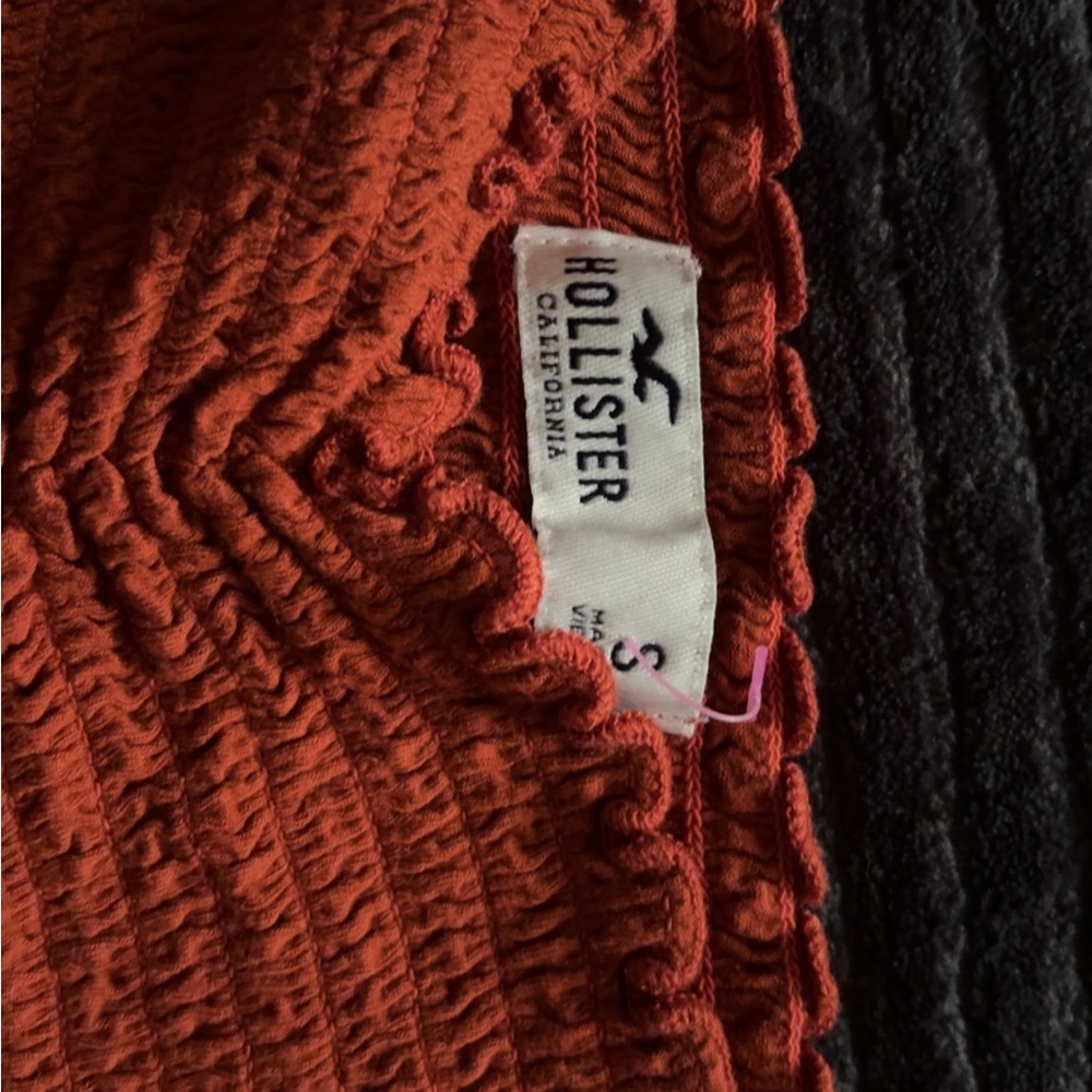 Hollister Terracotta Textured Top